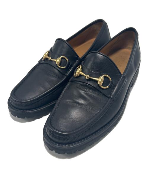 GUCCI（グッチ）GUCCI (グッチ) ビットローファー ブラック サイズ:42の古着・服飾アイテム