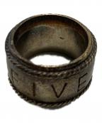 DIESELディーゼル）の古着「シルバーロゴリング」