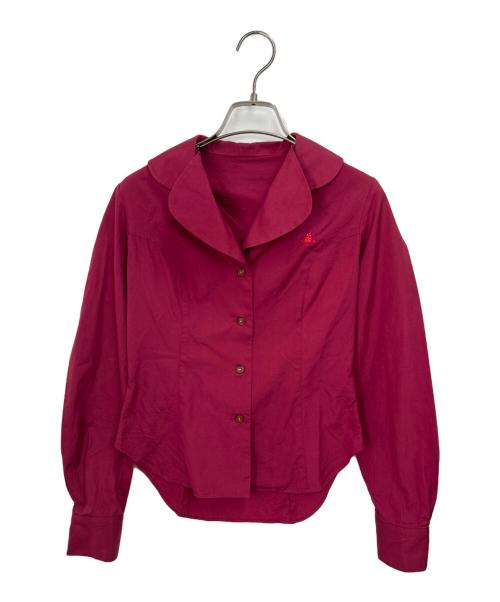 Vivienne Westwood RED LABEL（ヴィヴィアンウエストウッドレッドレーベル）Vivienne Westwood RED LABEL (ヴィヴィアンウエストウッドレッドレーベル) 長袖シャツ ワインレッド サイズ:1の古着・服飾アイテム