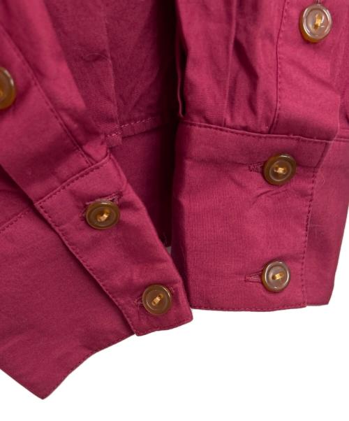 Vivienne Westwood RED LABEL（ヴィヴィアンウエストウッドレッドレーベル）Vivienne Westwood RED LABEL (ヴィヴィアンウエストウッドレッドレーベル) 長袖シャツ ワインレッド サイズ:1の古着・服飾アイテム