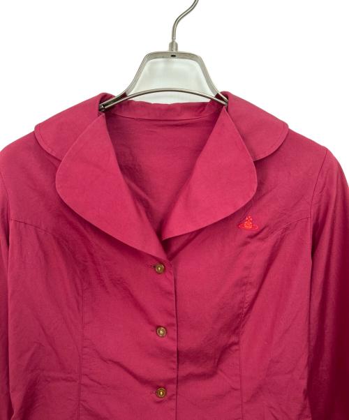 Vivienne Westwood RED LABEL（ヴィヴィアンウエストウッドレッドレーベル）Vivienne Westwood RED LABEL (ヴィヴィアンウエストウッドレッドレーベル) 長袖シャツ ワインレッド サイズ:1の古着・服飾アイテム