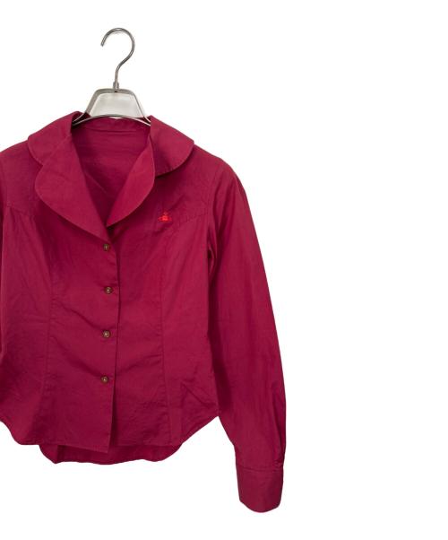 Vivienne Westwood RED LABEL（ヴィヴィアンウエストウッドレッドレーベル）Vivienne Westwood RED LABEL (ヴィヴィアンウエストウッドレッドレーベル) 長袖シャツ ワインレッド サイズ:1の古着・服飾アイテム