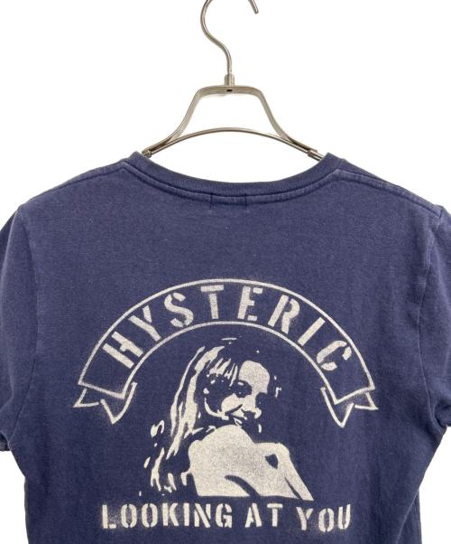 Hysteric Glamour（ヒステリックグラマー）Hysteric Glamour (ヒステリックグラマー) 半袖カットソー ネイビー サイズ:Sの古着・服飾アイテム
