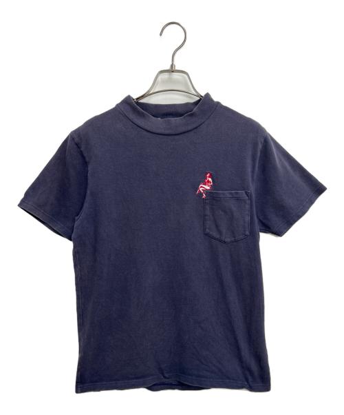 Hysteric Glamour（ヒステリックグラマー）Hysteric Glamour (ヒステリックグラマー) 半袖カットソー ネイビー サイズ:Sの古着・服飾アイテム