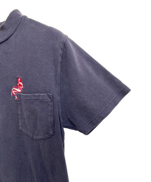 Hysteric Glamour（ヒステリックグラマー）Hysteric Glamour (ヒステリックグラマー) 半袖カットソー ネイビー サイズ:Sの古着・服飾アイテム