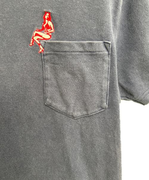 Hysteric Glamour（ヒステリックグラマー）Hysteric Glamour (ヒステリックグラマー) 半袖カットソー ネイビー サイズ:Sの古着・服飾アイテム