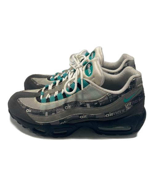 NIKE（ナイキ）NIKE (ナイキ) スニーカー ブラック×ターコイズブルー サイズ:27.5の古着・服飾アイテム