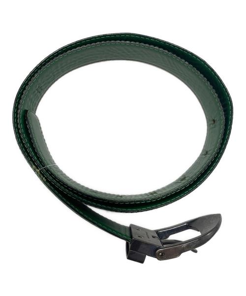 LOUIS VUITTON（ルイ ヴィトン）LOUIS VUITTON (ルイ ヴィトン) レザーベルト グリーンの古着・服飾アイテム