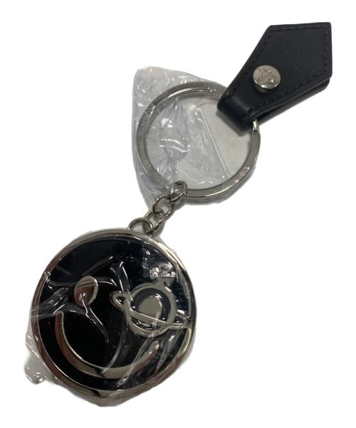 Vivienne Westwood ANGLOMANIA（ヴィヴィアンウエストウッドアングロマニア）Vivienne Westwood ANGLOMANIA (ヴィヴィアンウエストウッドアングロマニア) アングロマニアチャーム付きキーリング ブラックの古着・服飾アイテム