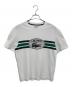 LACOSTE（ラコステ）の古着「モノグラムオーバルロゴプリントTシャツ」｜ホワイト×グリーン