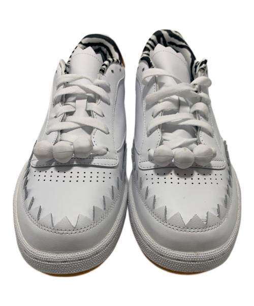 REEBOK（リーボック）REEBOK (リーボック) スニーカー ホワイト×オレンジ サイズ:28.5cmの古着・服飾アイテム