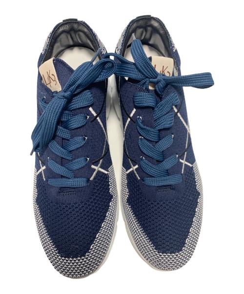 L4K3（レイク）L4K3 (レイク) スニーカー ネイビー×グレー サイズ:26cmの古着・服飾アイテム
