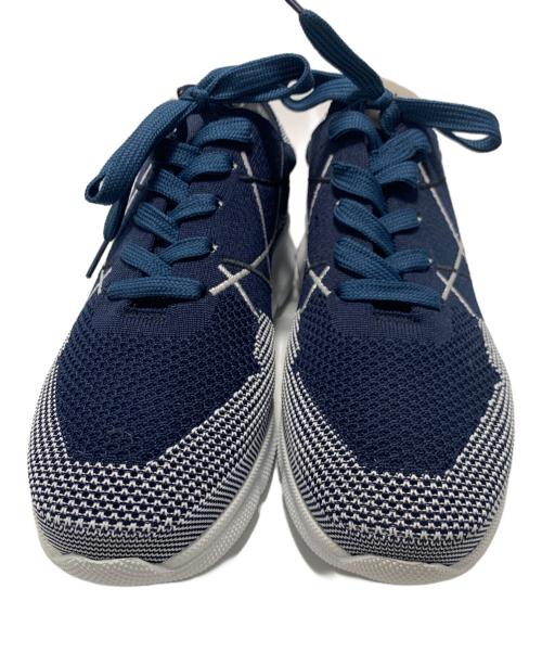 L4K3（レイク）L4K3 (レイク) スニーカー ネイビー×グレー サイズ:26cmの古着・服飾アイテム