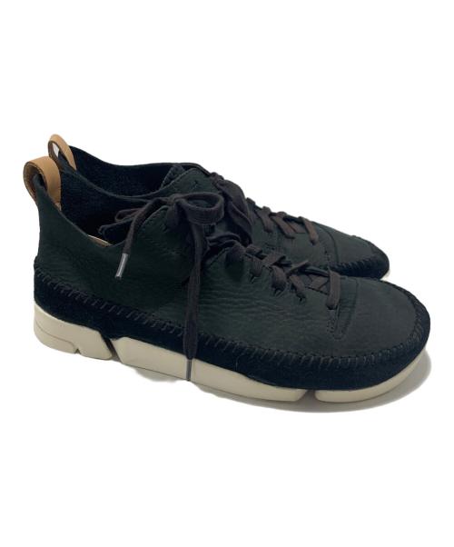 CLARKS（クラークス）CLARKS (クラークス) スニーカー ブラック×ホワイト サイズ:26.5cmの古着・服飾アイテム