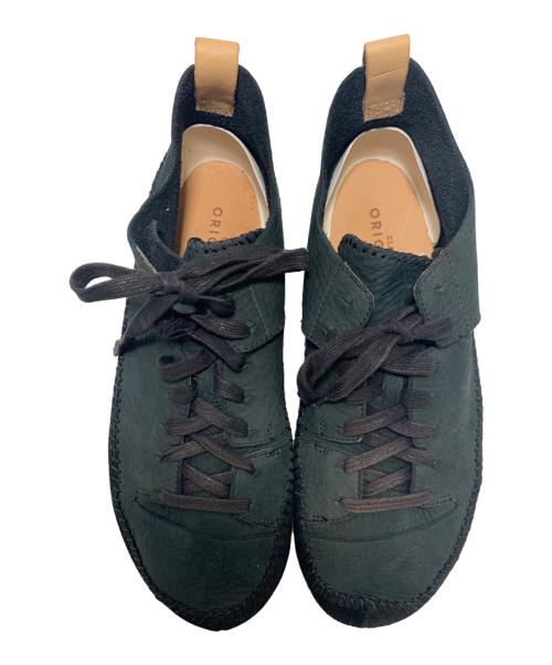 CLARKS（クラークス）CLARKS (クラークス) スニーカー ブラック×ホワイト サイズ:26.5cmの古着・服飾アイテム
