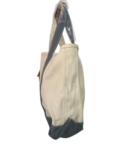 L.L.Bean（エルエルビーン）L.L.Bean (エルエルビーン) トートバッグ アイボリー×グレーの古着・服飾アイテム