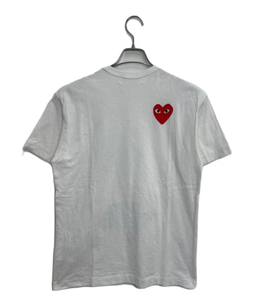 PLAY COMME des GARCONS（プレイコムデギャルソン）PLAY COMME des GARCONS (プレイコムデギャルソン) THE NORTH FACE (ザ ノース フェイス) 半袖カットソー ホワイト サイズ:Lの古着・服飾アイテム