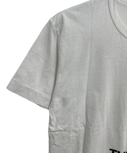 PLAY COMME des GARCONS（プレイコムデギャルソン）PLAY COMME des GARCONS (プレイコムデギャルソン) THE NORTH FACE (ザ ノース フェイス) 半袖カットソー ホワイト サイズ:Lの古着・服飾アイテム
