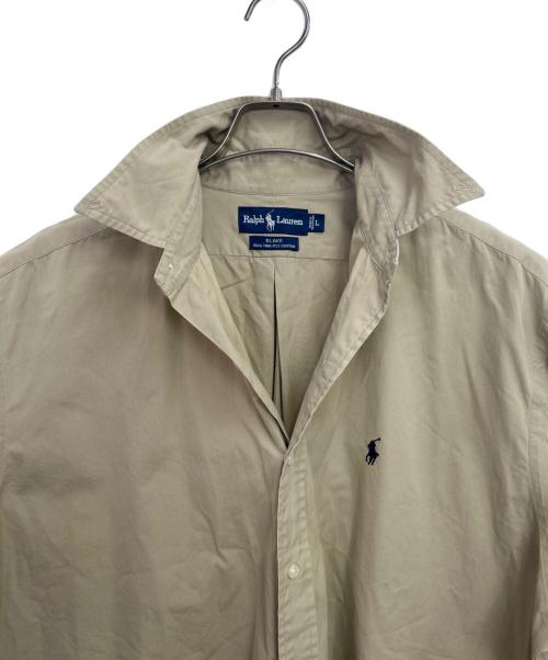 RALPH LAUREN（ラルフローレン）RALPH LAUREN (ラルフローレン) 長袖シャツ ベージュ サイズ:Lの古着・服飾アイテム