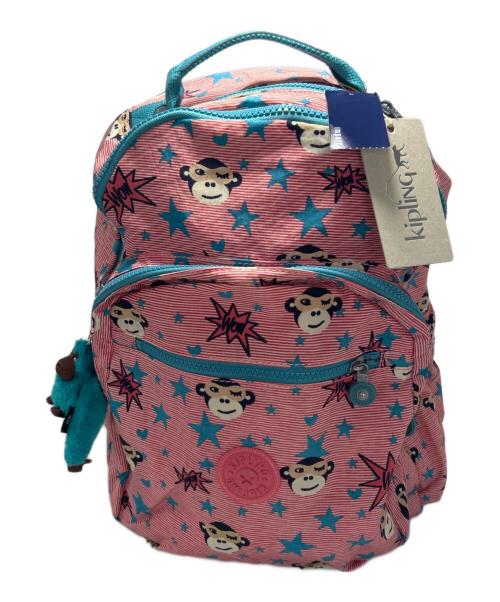 Kipling（キプリング）Kipling (キプリング) リュック スカイブルー×ピンク 未使用品の古着・服飾アイテム