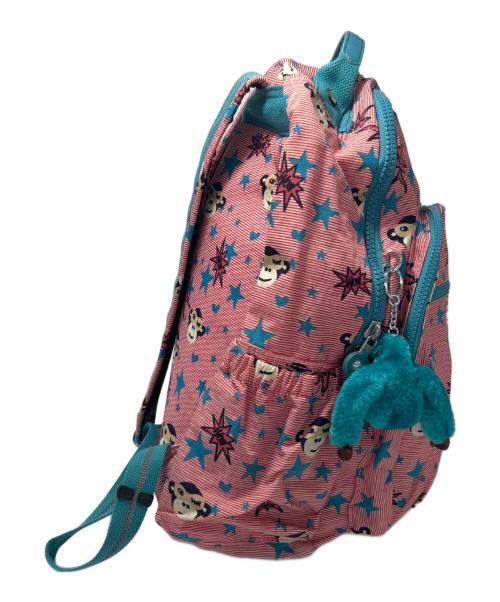 Kipling（キプリング）Kipling (キプリング) リュック スカイブルー×ピンク 未使用品の古着・服飾アイテム