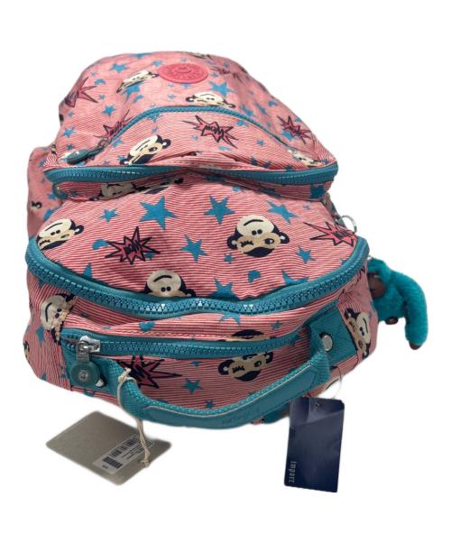 Kipling（キプリング）Kipling (キプリング) リュック スカイブルー×ピンク 未使用品の古着・服飾アイテム