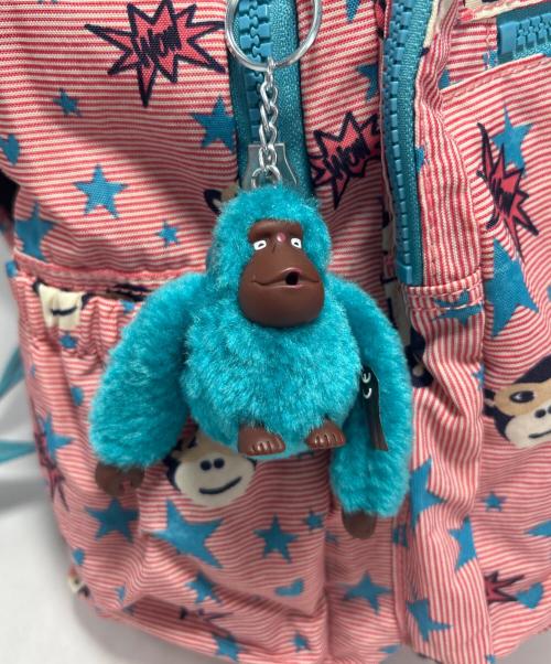 Kipling（キプリング）Kipling (キプリング) リュック スカイブルー×ピンク 未使用品の古着・服飾アイテム