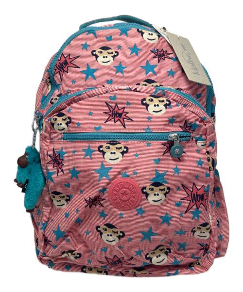 Kipling（キプリング）Kipling (キプリング) リュック スカイブルー×ピンク 未使用品の古着・服飾アイテム