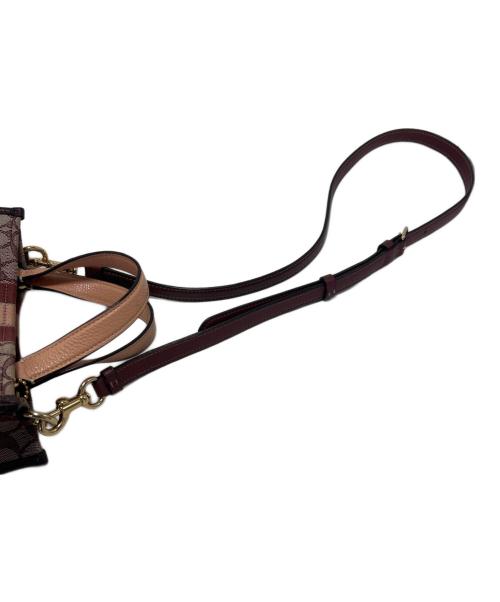 COACH（コーチ）COACH (コーチ) 2WAYショルダーバッグ ボルドーの古着・服飾アイテム