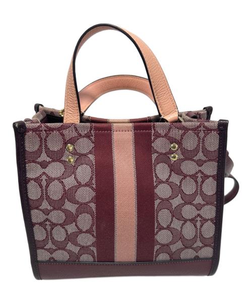 COACH（コーチ）COACH (コーチ) 2WAYショルダーバッグ ボルドーの古着・服飾アイテム