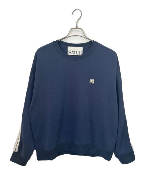 SATUR（セター）SATUR (セター) スウェット ネイビー サイズ:XLの古着・服飾アイテム