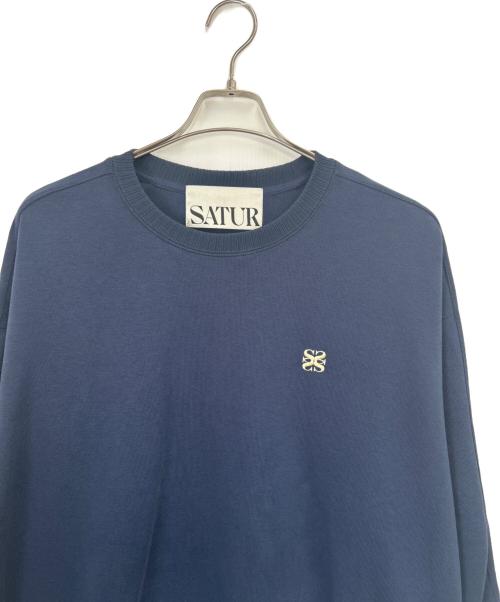 SATUR（セター）SATUR (セター) スウェット ネイビー サイズ:XLの古着・服飾アイテム