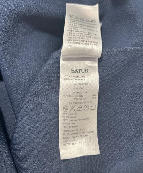 SATUR（セター）SATUR (セター) スウェット ネイビー サイズ:XLの古着・服飾アイテム