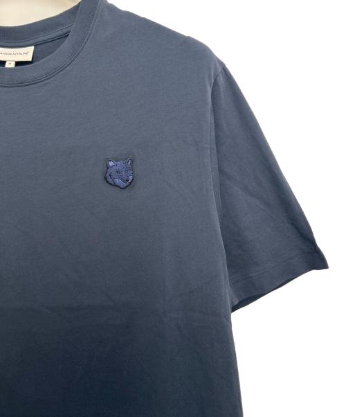 maison kitsune（メゾンキツネ）maison kitsune (メゾンキツネ) 半袖カットソー ネイビー サイズ:Mの古着・服飾アイテム