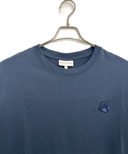 maison kitsune（メゾンキツネ）maison kitsune (メゾンキツネ) 半袖カットソー ネイビー サイズ:Mの古着・服飾アイテム