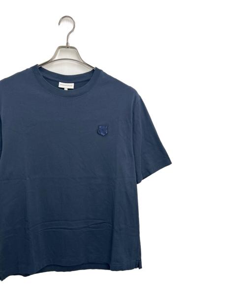 maison kitsune（メゾンキツネ）maison kitsune (メゾンキツネ) 半袖カットソー ネイビー サイズ:Mの古着・服飾アイテム