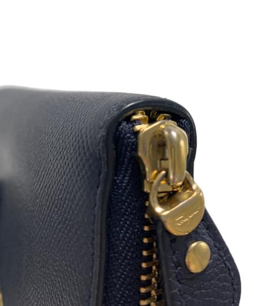 Salvatore Ferragamo（サルヴァトーレ フェラガモ）Salvatore Ferragamo (サルヴァトーレ フェラガモ) 長財布 ネイビーの古着・服飾アイテム