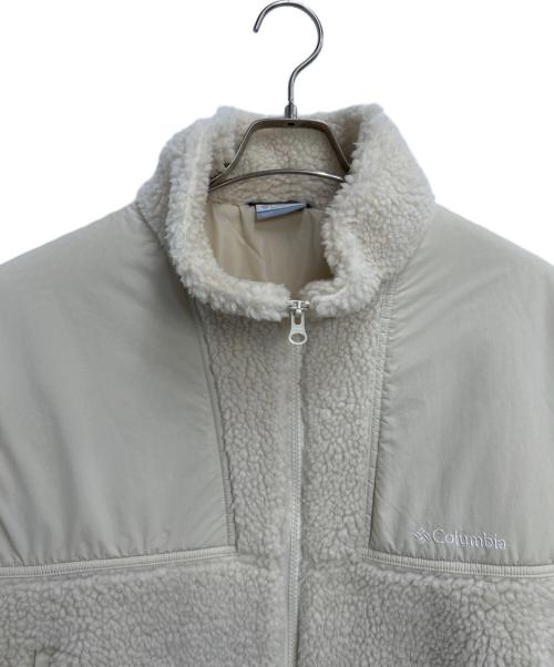 Columbia（コロンビア）Columbia (コロンビア) ボアジャケット アイボリー サイズ:Mの古着・服飾アイテム