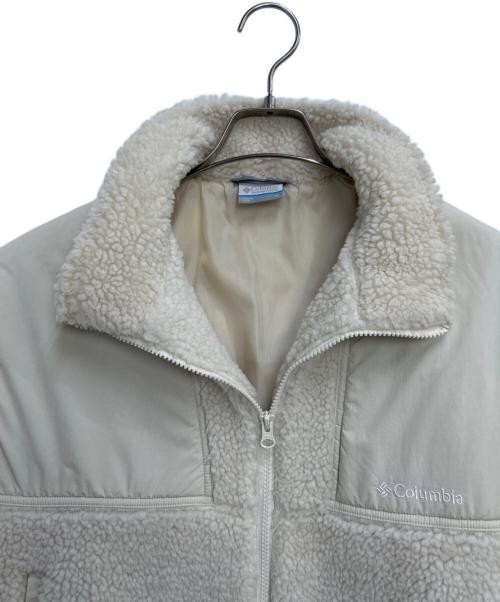 Columbia（コロンビア）Columbia (コロンビア) ボアジャケット アイボリー サイズ:Mの古着・服飾アイテム
