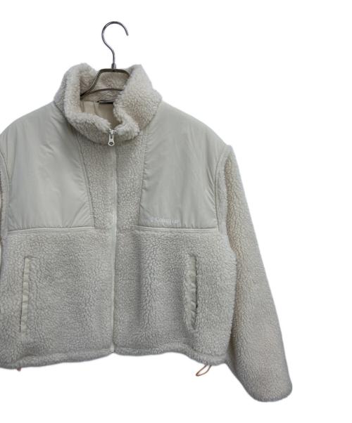Columbia（コロンビア）Columbia (コロンビア) ボアジャケット アイボリー サイズ:Mの古着・服飾アイテム
