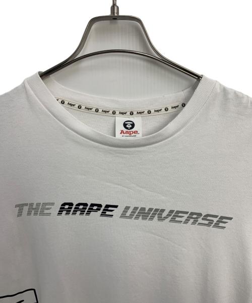 Aape BY A BATHING APE（エーエイプ バイ アベイシングエイプ）Aape BY A BATHING APE (エーエイプ バイ アベイシングエイプ) 半袖カットソー ホワイト サイズ:SIZE Lの古着・服飾アイテム