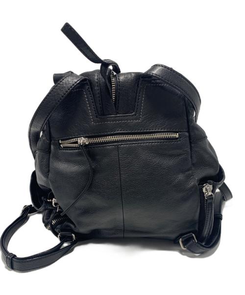 DIESEL（ディーゼル）DIESEL (ディーゼル) レザーリュック ブラックの古着・服飾アイテム