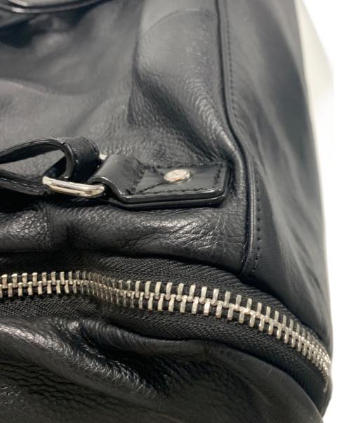 DIESEL（ディーゼル）DIESEL (ディーゼル) レザーリュック ブラックの古着・服飾アイテム