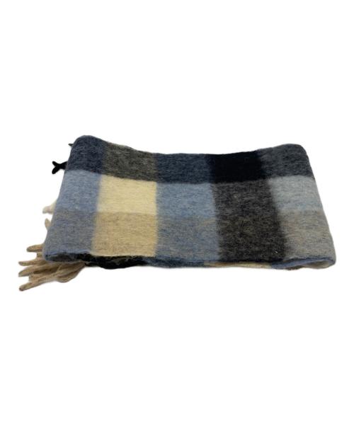 Acne studios（アクネ ストゥディオズ）Acne studios (アクネ ストゥディオズ) マフラー ベージュ×ブラックの古着・服飾アイテム
