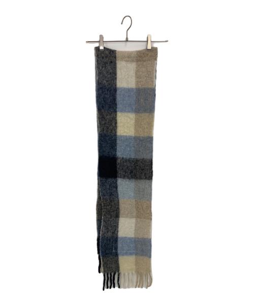 Acne studios（アクネ ストゥディオズ）Acne studios (アクネ ストゥディオズ) マフラー ベージュ×ブラックの古着・服飾アイテム