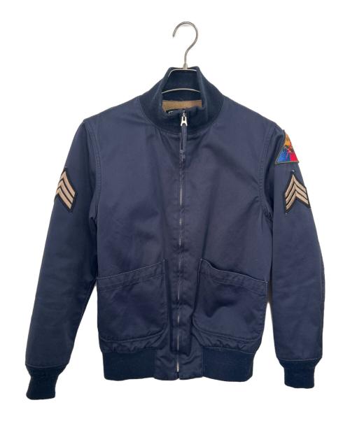 ALPHA（アルファ）ALPHA (アルファ) ブルゾン ネイビー サイズ:Sの古着・服飾アイテム