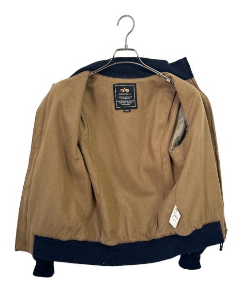ALPHA（アルファ）ALPHA (アルファ) ブルゾン ネイビー サイズ:Sの古着・服飾アイテム