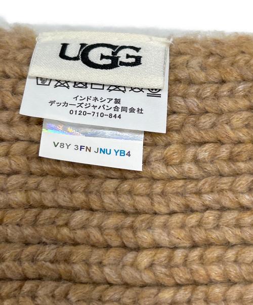 UGG（アグ）UGG (アグ) リブニットマフラー ブラウンの古着・服飾アイテム