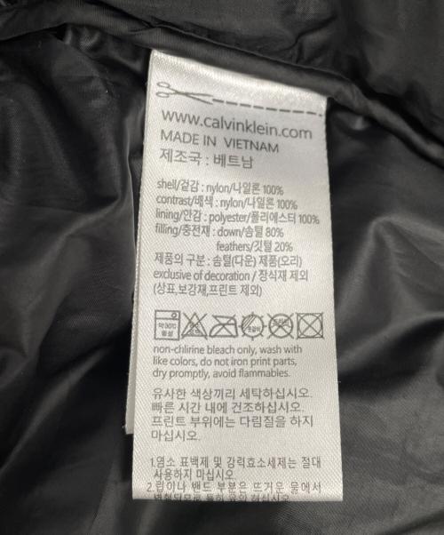 Calvin Klein（カルバンクライン）Calvin Klein (カルバンクライン) ダウンジャケット ブラック サイズ:Lの古着・服飾アイテム