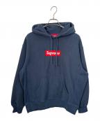 SUPREMEシュプリーム）の古着「ボックス ロゴ フーデッド スウェット シャツ」｜ネイビー